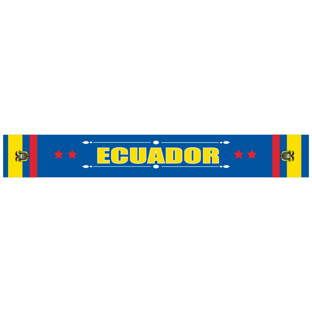 World Cup Fifa Qatar 2022 Official Scarf Ecuador,Unisex,One Size