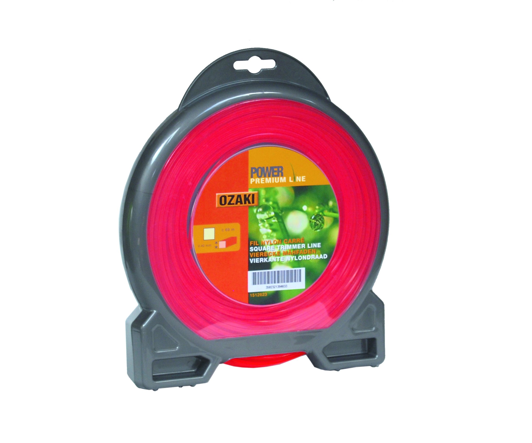 Greenstar 3905 Premium Line Ozaki Square Nylon Thread 36 m x Diameter 3.3 mm