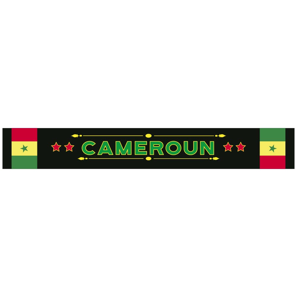 World Cup Fifa Qatar 2022 Official Scarf Cameroon,Unisex,One Size