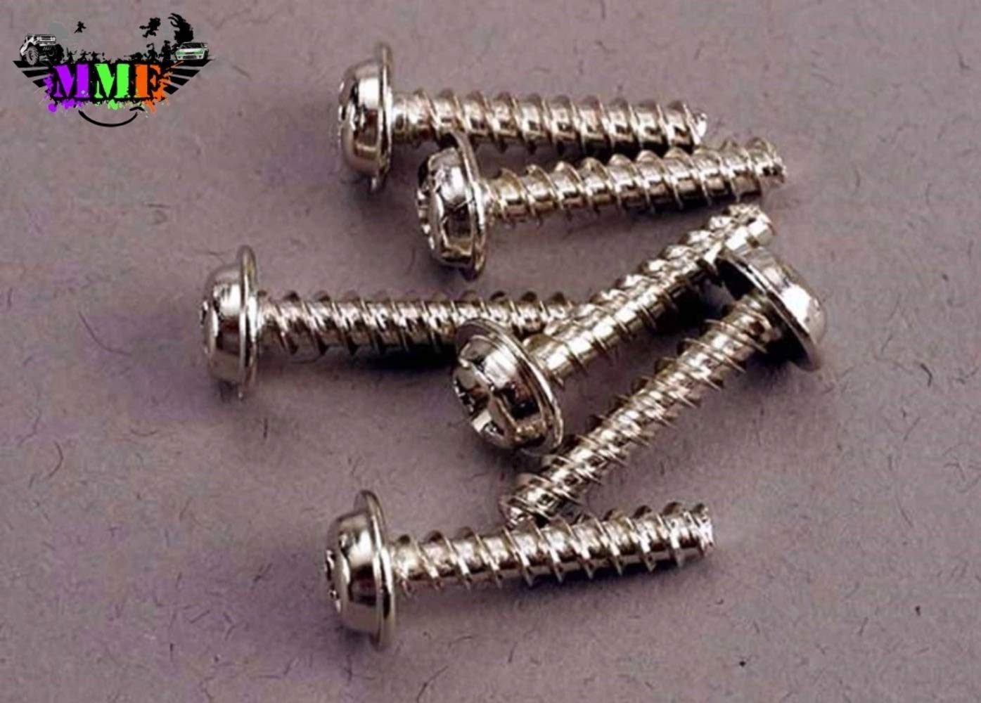 Traxxas 3290 "Washer Head Self-Tapping Screw Model Car Parts, 3 x 8 mm