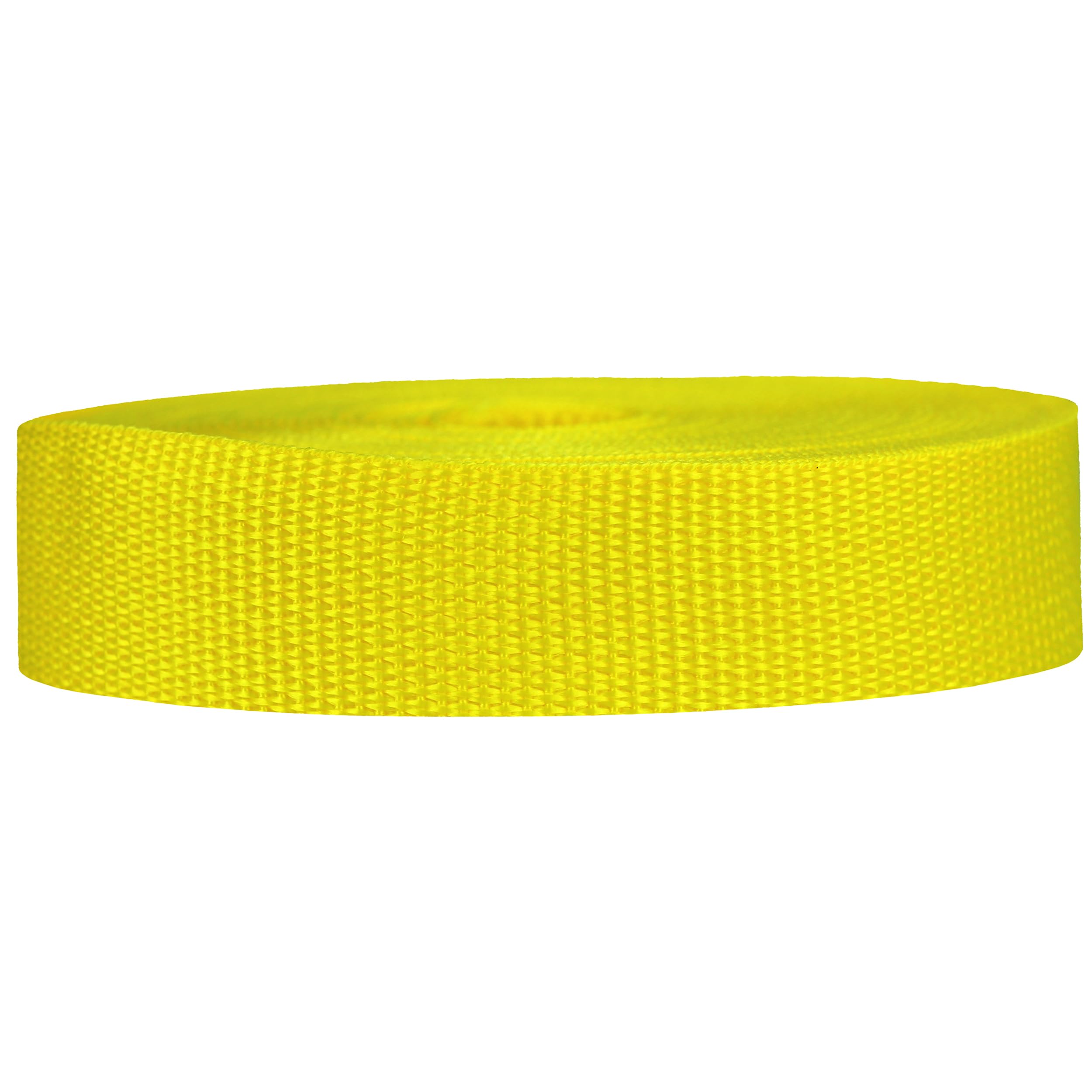 Strapworks Poly Strapping for Outdoor DIY Gear Repair, Pet Collars, Crafts-1 Inch, pp, Yellow, 1" x 50 Yard