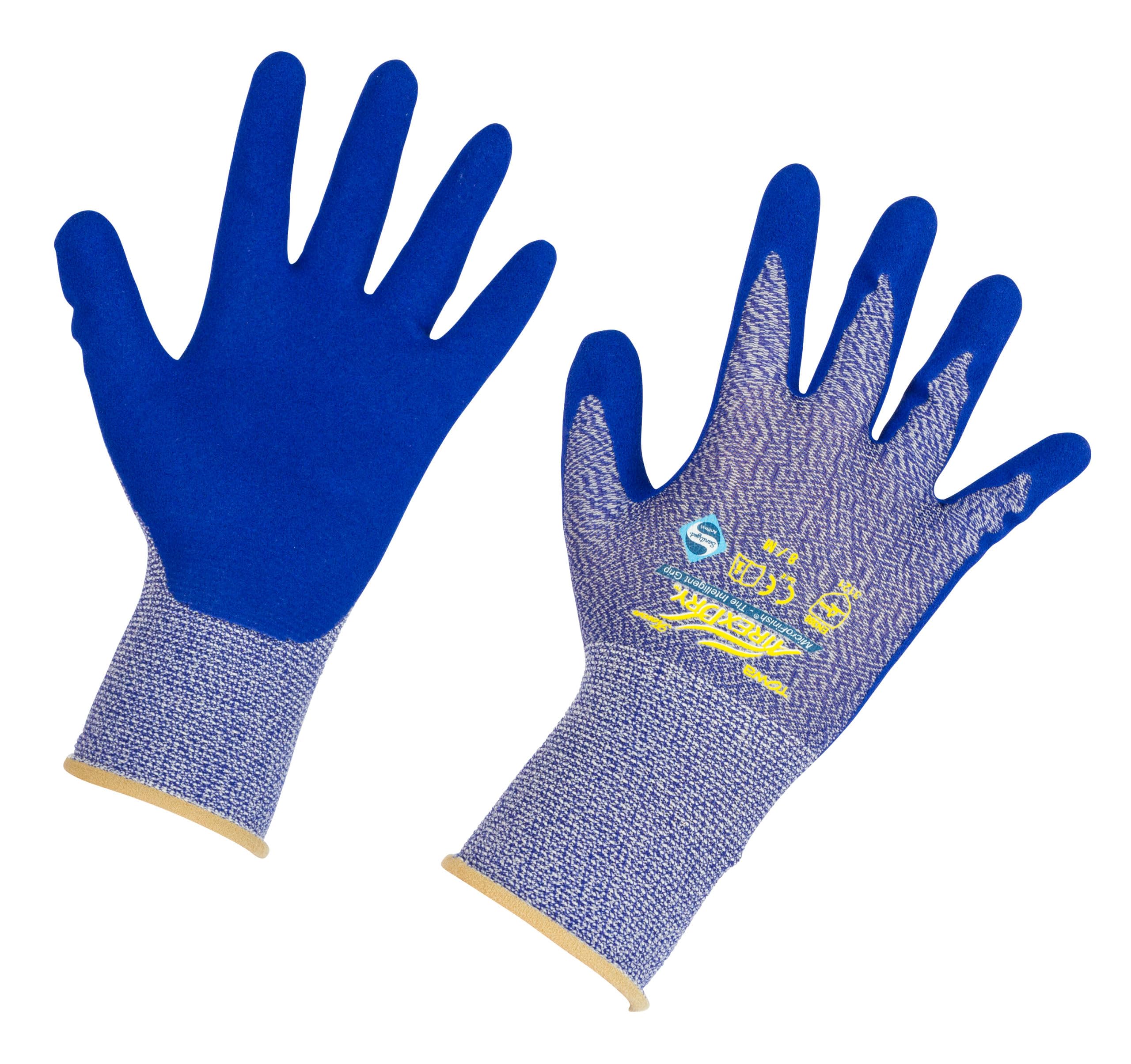 Nylon glove AirexDry, size 10 (XL), with nitrile