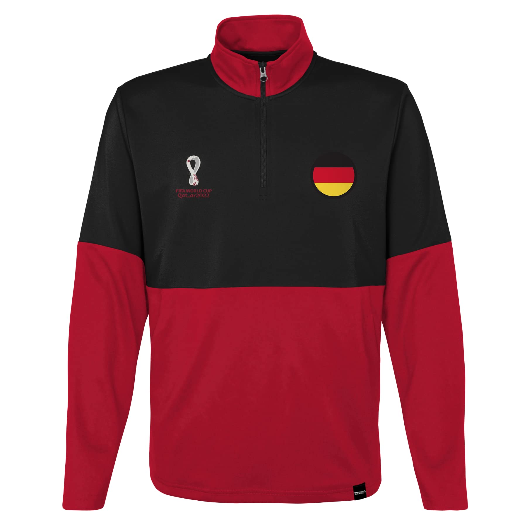 Official Fifa World Cup 2022 Quarter Zip Pull Over, Mens, Germany, Small