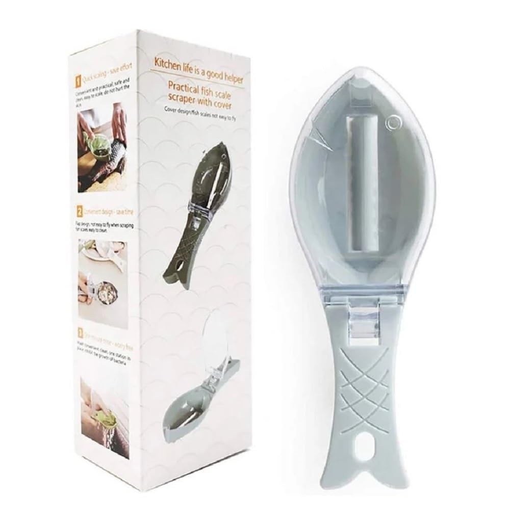 Practical® fish scale scraper with cover