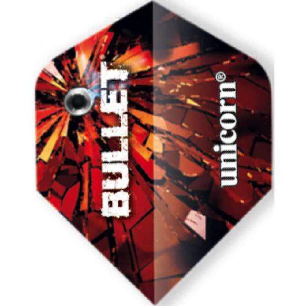Unicorn Core Dart Flights, Bullet Design, Standard Plus Shape, Durable 75 Micron Polyester PET