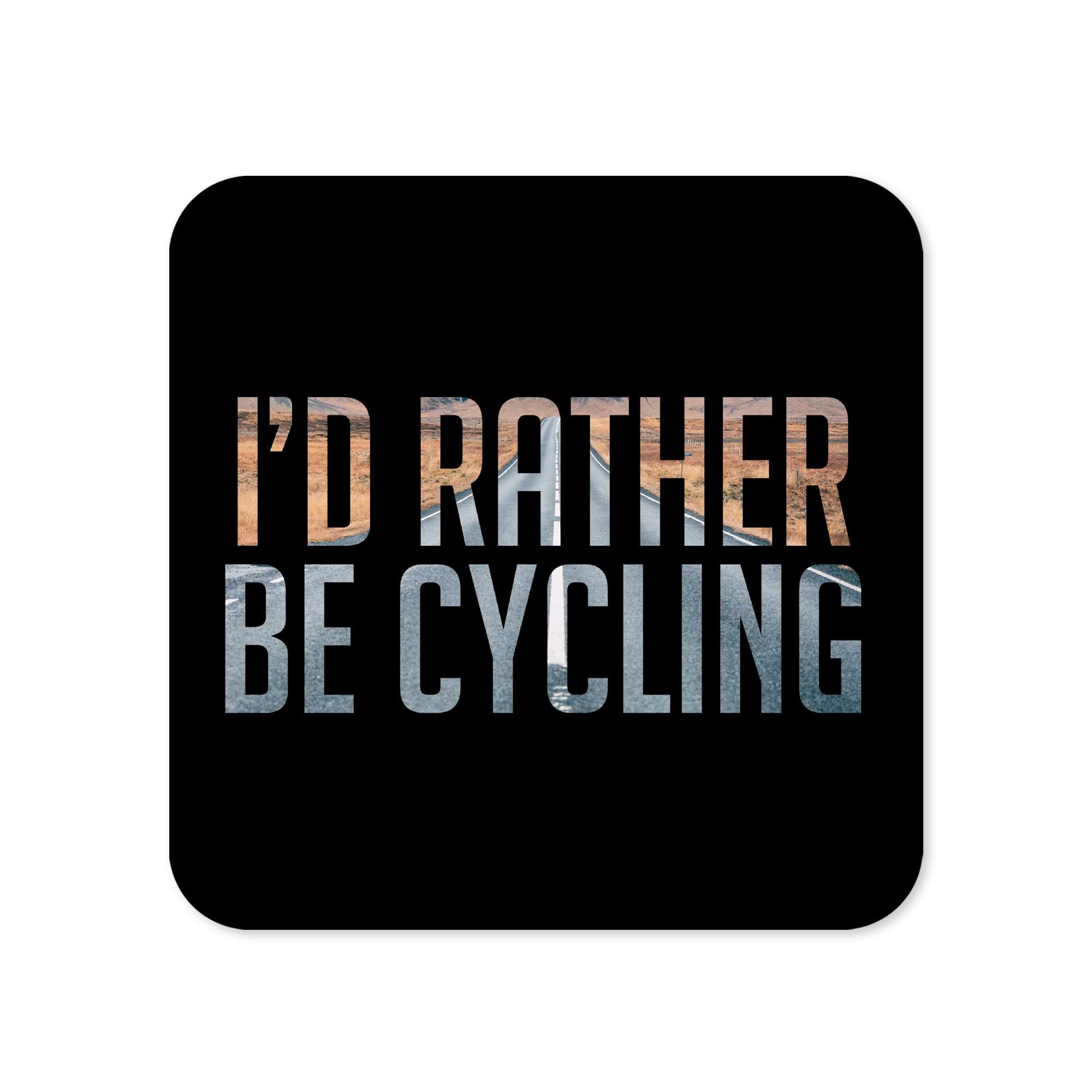 Funny Drinks Coaster | Novelty Office Mug Coasters | Childish Cycling Beer Mat | Sarcastic Home Accessory | Silly Joke Coffee - CC71
