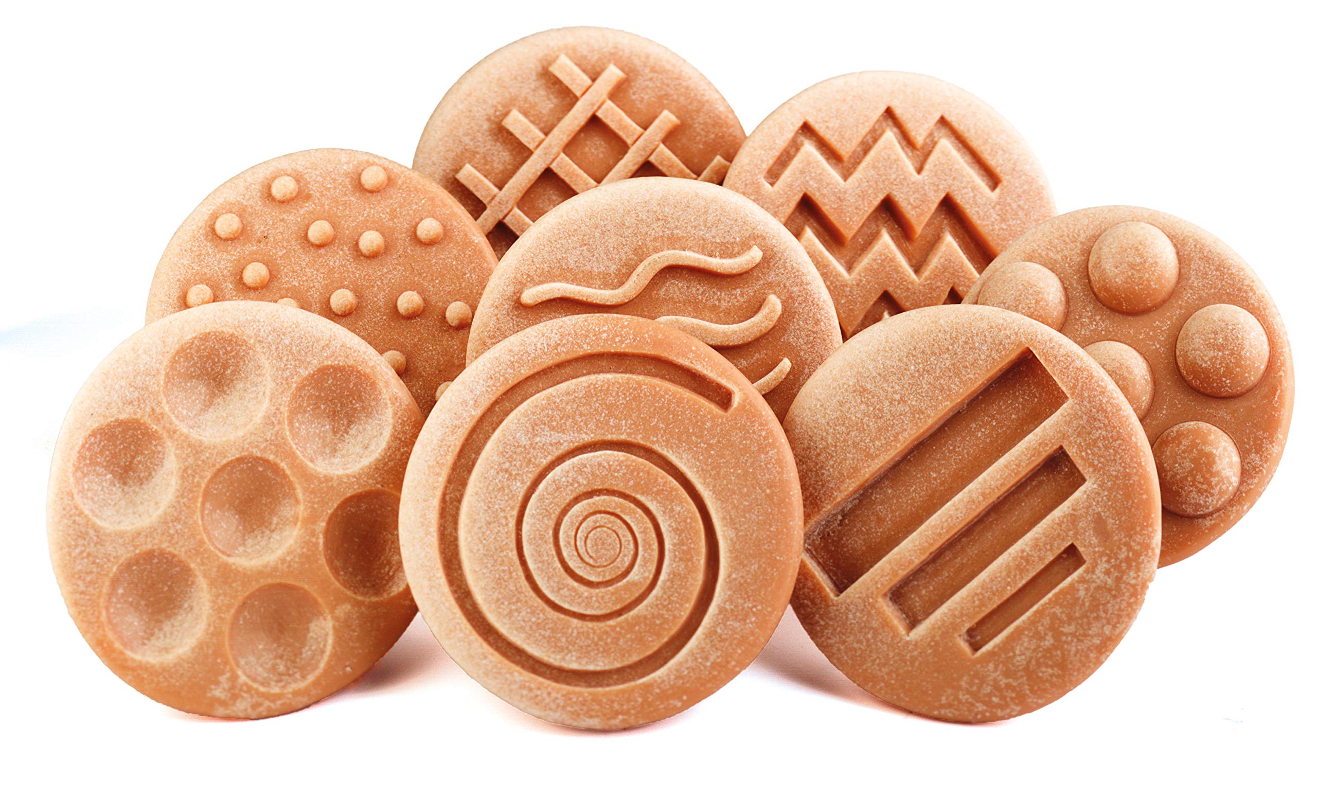 Yellow Door Sensory Stones | Set of 8 tactile stones (4 pairs) | Educational Toy for kids age 2 3 4 5 | outdoor learning | Fine motor skills | matching and symmetry |Pre-school, toddler messy play