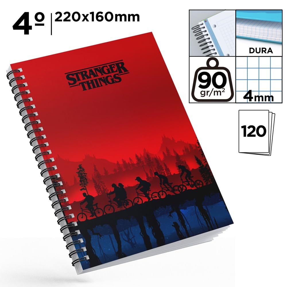 MAIN PAPER Stranger Things Ring Notebook 21X16Cm