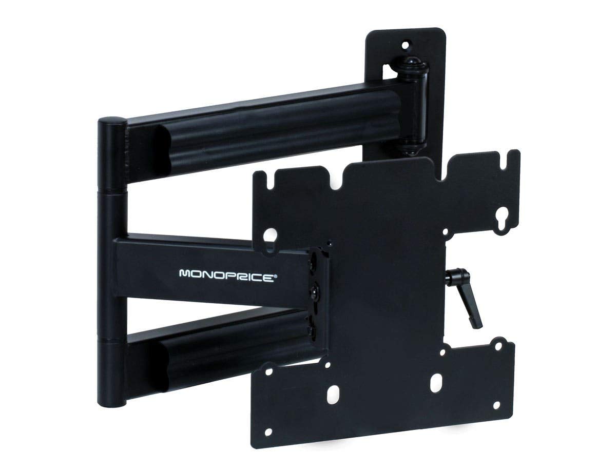 Monoprice Adjustable Tilting/Swiveling Wall Mount Bracket for LCD LED Plasma Corner Friendly (Max 80Lbs, 23~40inch)