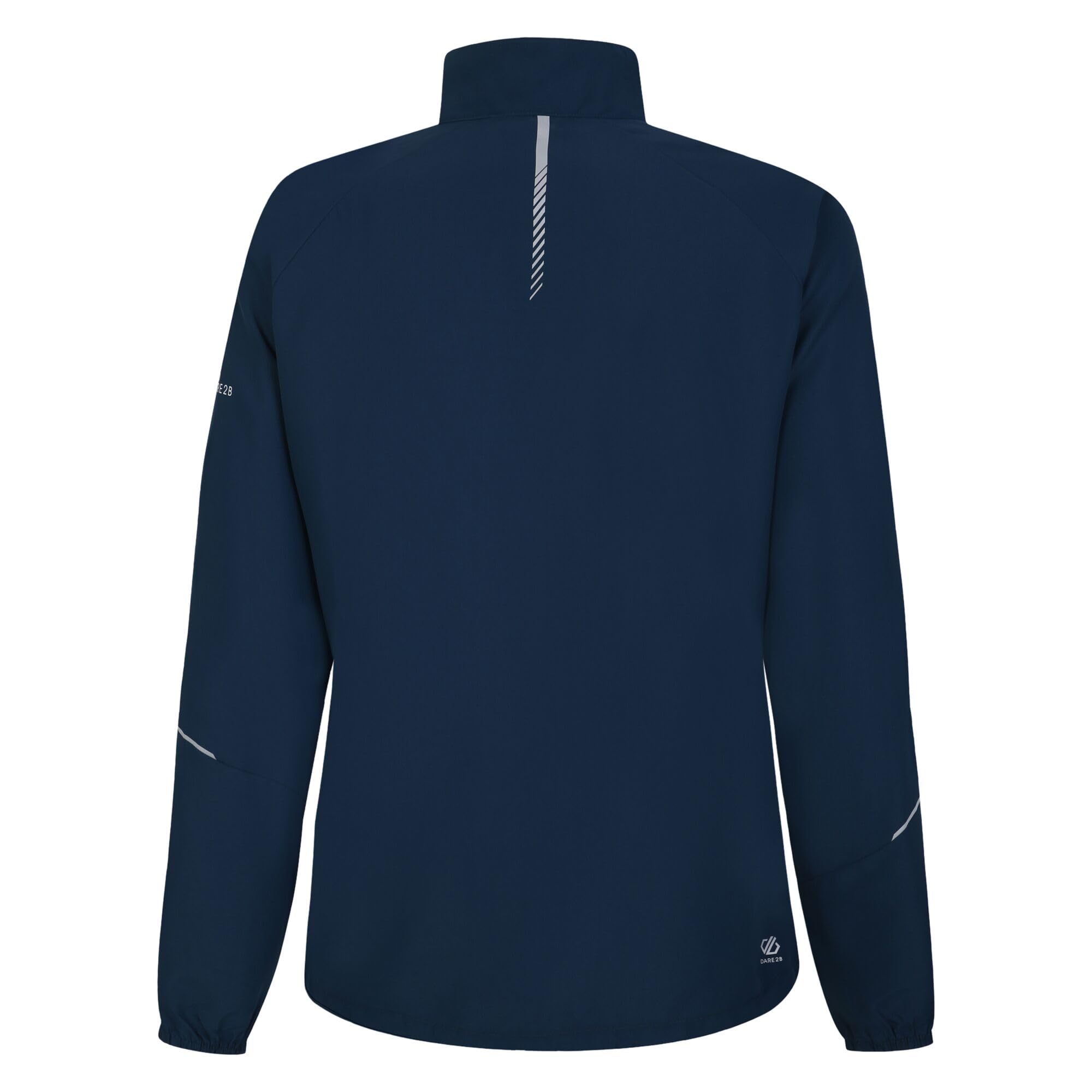 Dare 2b Equalize Sweater knitted, soft polyester fabric half zip fleece. Featuring two zipped pockets and sleeve badging detail. Suitable for walking and hiking.