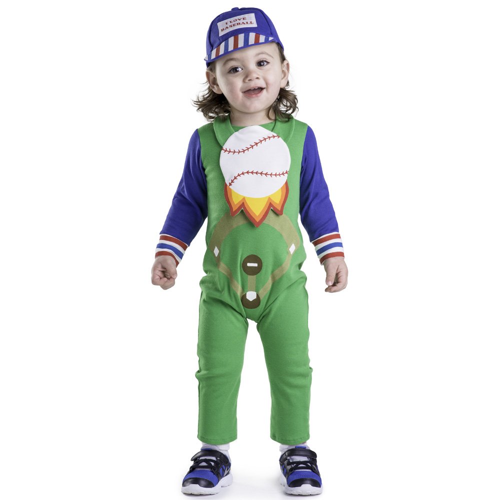 Dress Up America Baseball Baby Costume - Beautiful Dress Up Set for Role Play