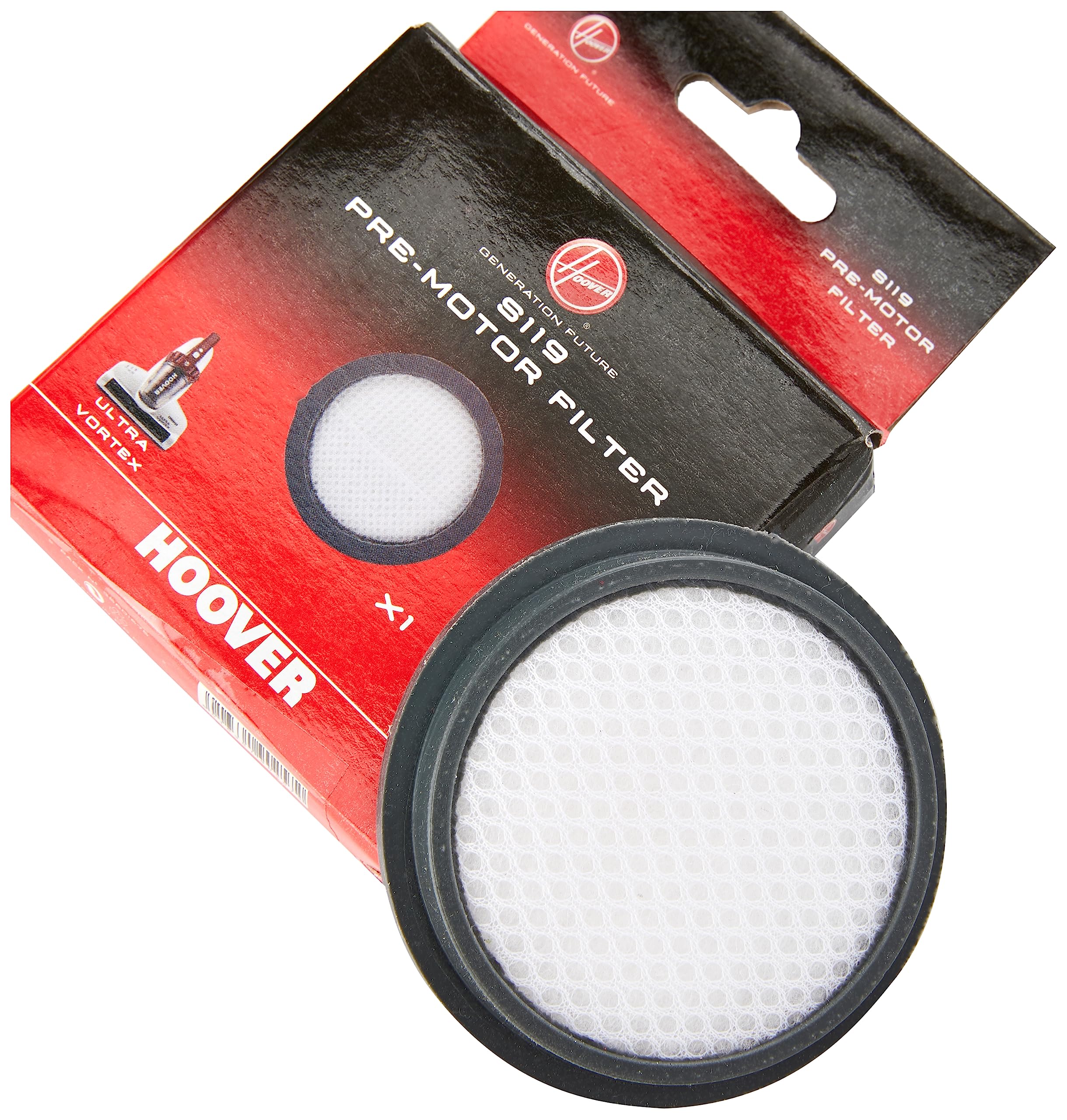 Hoover S119 Mattress Cleaner Pre Motor Air Filter, Extra Filtering, Original, Compatible with Hoover Ultra Vortex Mattress Cleaner