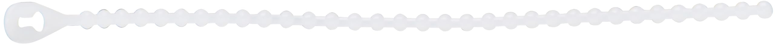 Kopp Pack of 50 Cable Ties 2.4 x 120 mm, Reusable, Transparent, Weather-Resistant, 356806035