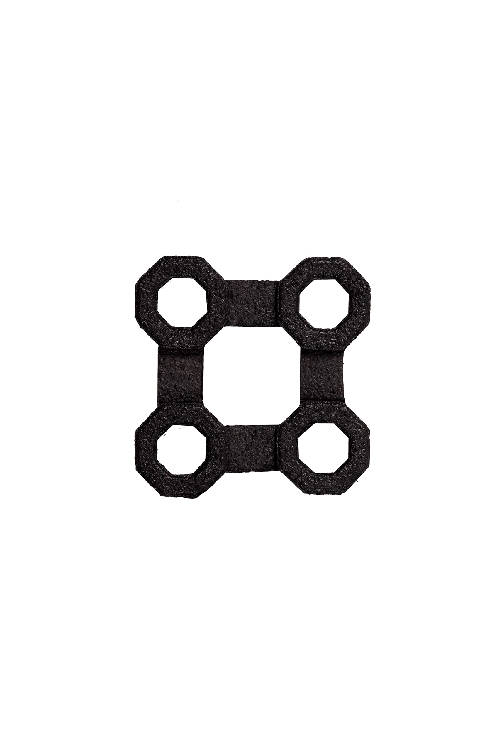 Honeycomb Outdoor Rubber Doormat Safety Joint Conner Connectors (4x4 Connectors, Pack of 2)