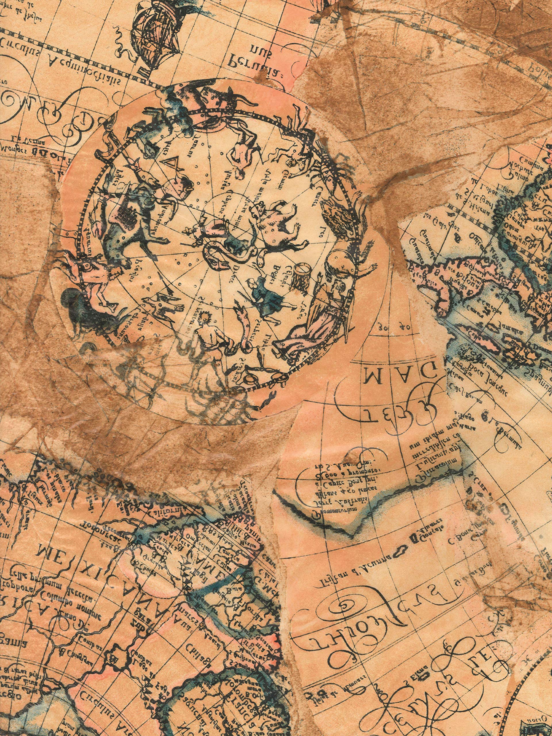 Décopatch Papier No. 806 Packung mit 20 Blätter (395 x 298 mm, ideal für Ihre Papmachés) 1 Pack