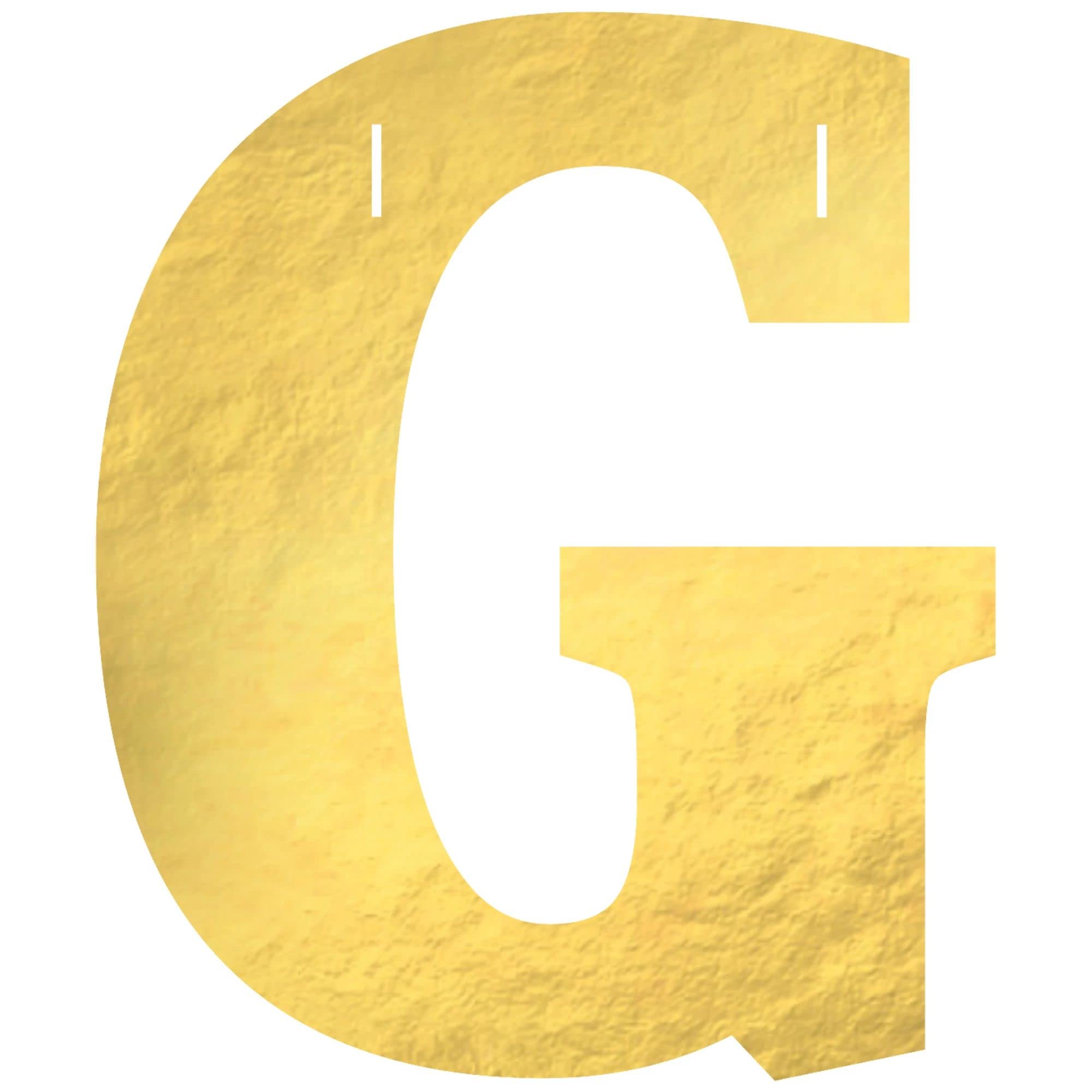 Amscan 120748 Create Letter G-11cm | Gold | 1 Pc. Banner