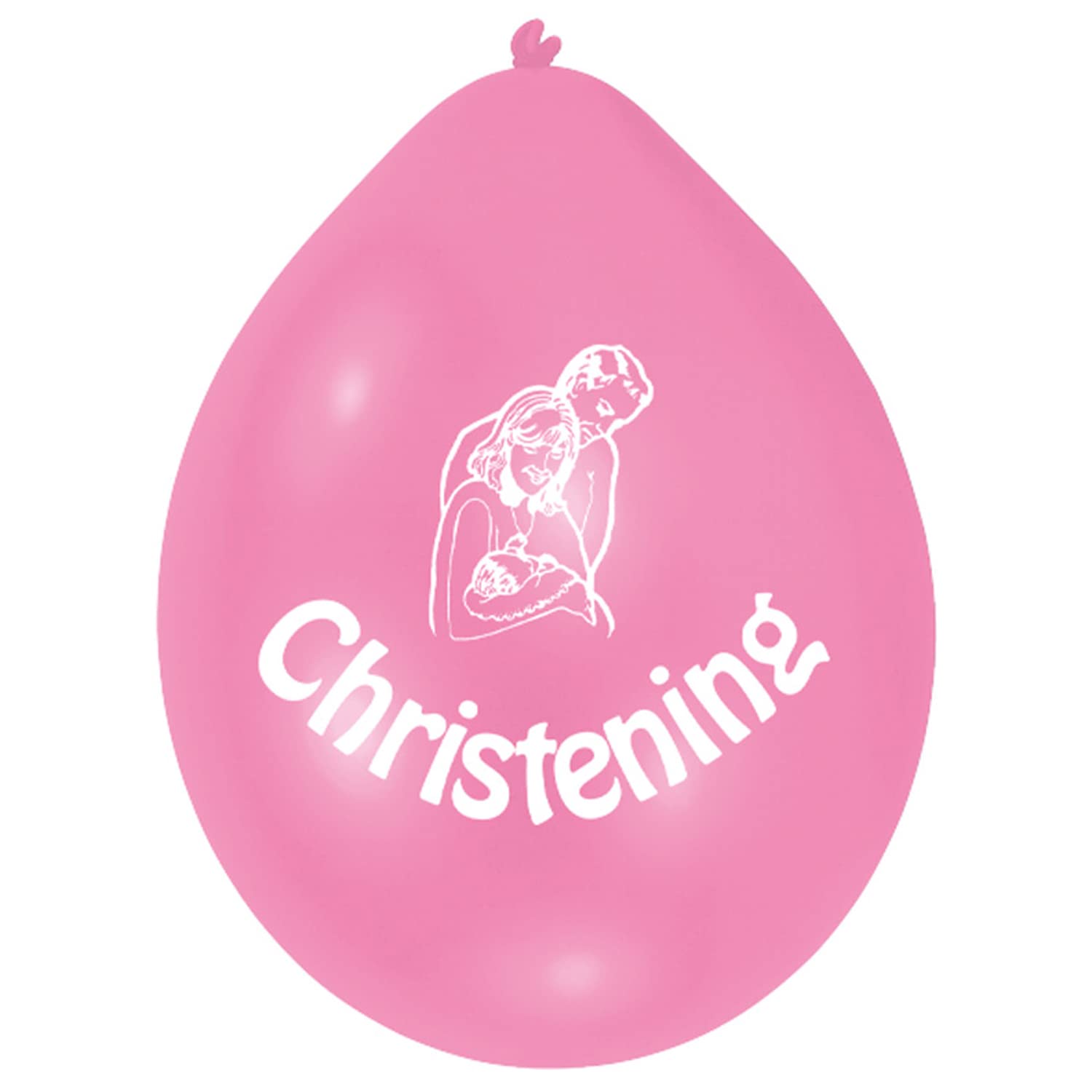 Amscan Int995592 Balloon Pk10 22Cm Christenpink