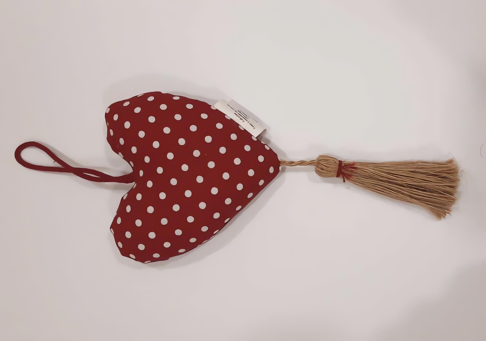 Soleil d'ochre Love Brand Door, Cotton, Red, 10 x 10 cm