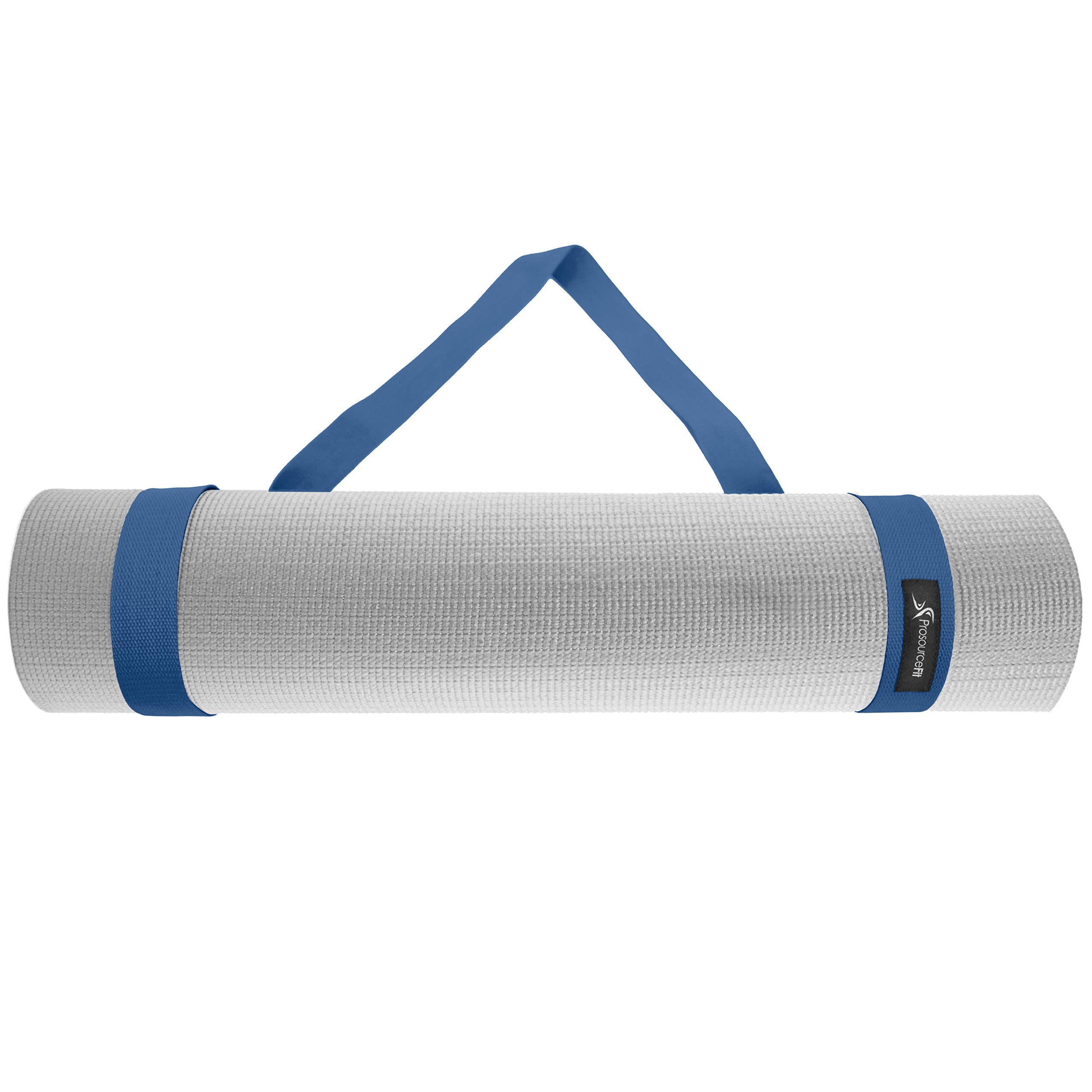 ProsourceFit Yoga Mat Carrying Sling, Easy Adjustable Carry Strap 60” Long Cotton (5 Colors to Choose From)