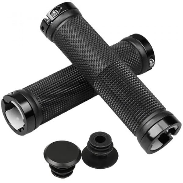 PARENCE. - Set of 2 Handlebar Grips for Bike/Universal Handlebars - Mountain Bike- 2 Wheels/Shock Absorbing/Vibration Reduction/Non Slip