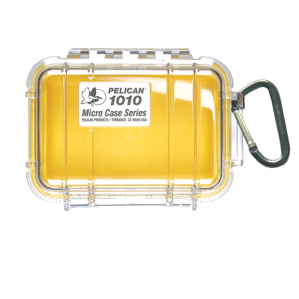 Pelican 1010 Micro Case (Yellow/Clear)