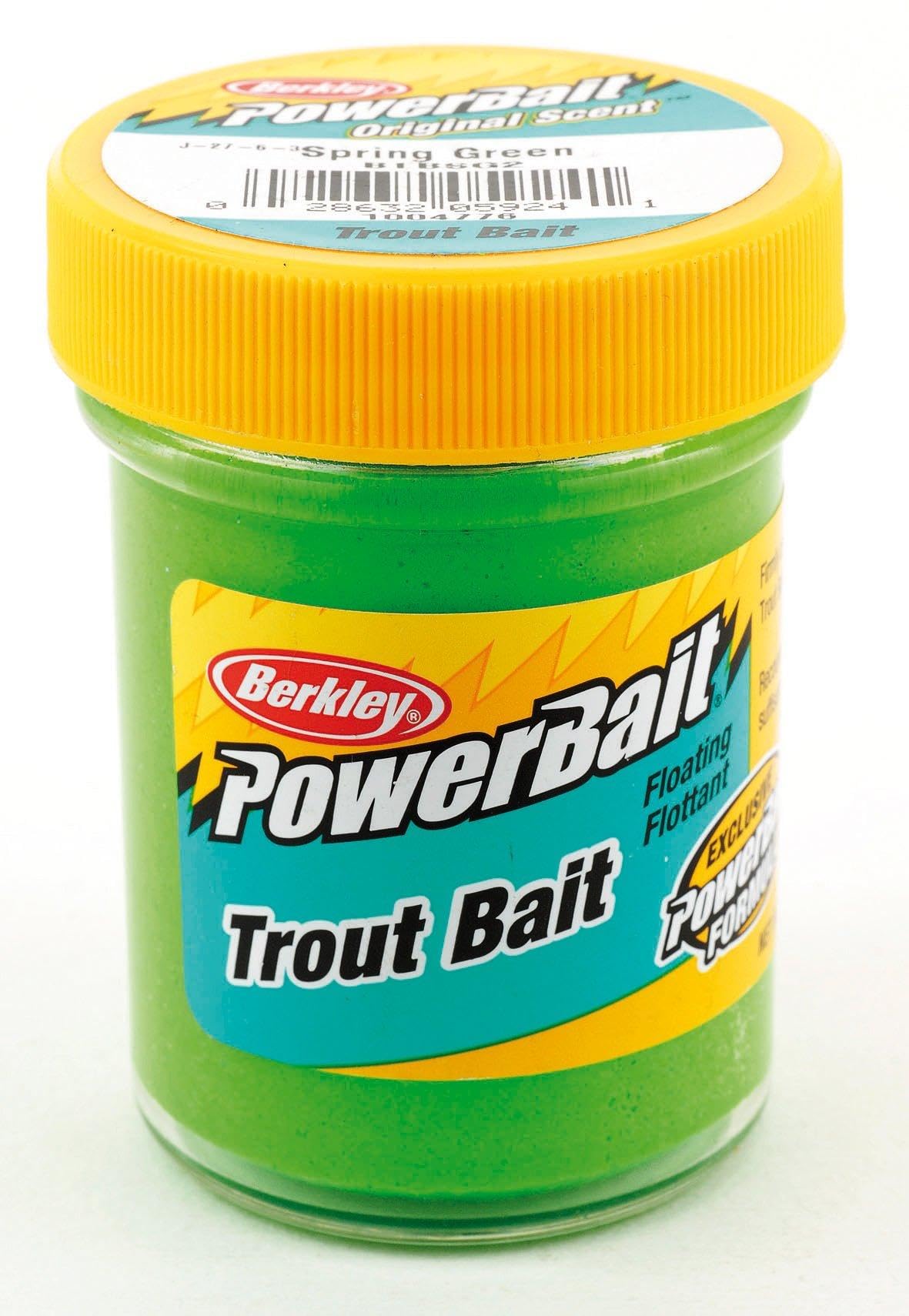 Berkley Powerbait Biodegradable Troutbait - Yellow, 50 g