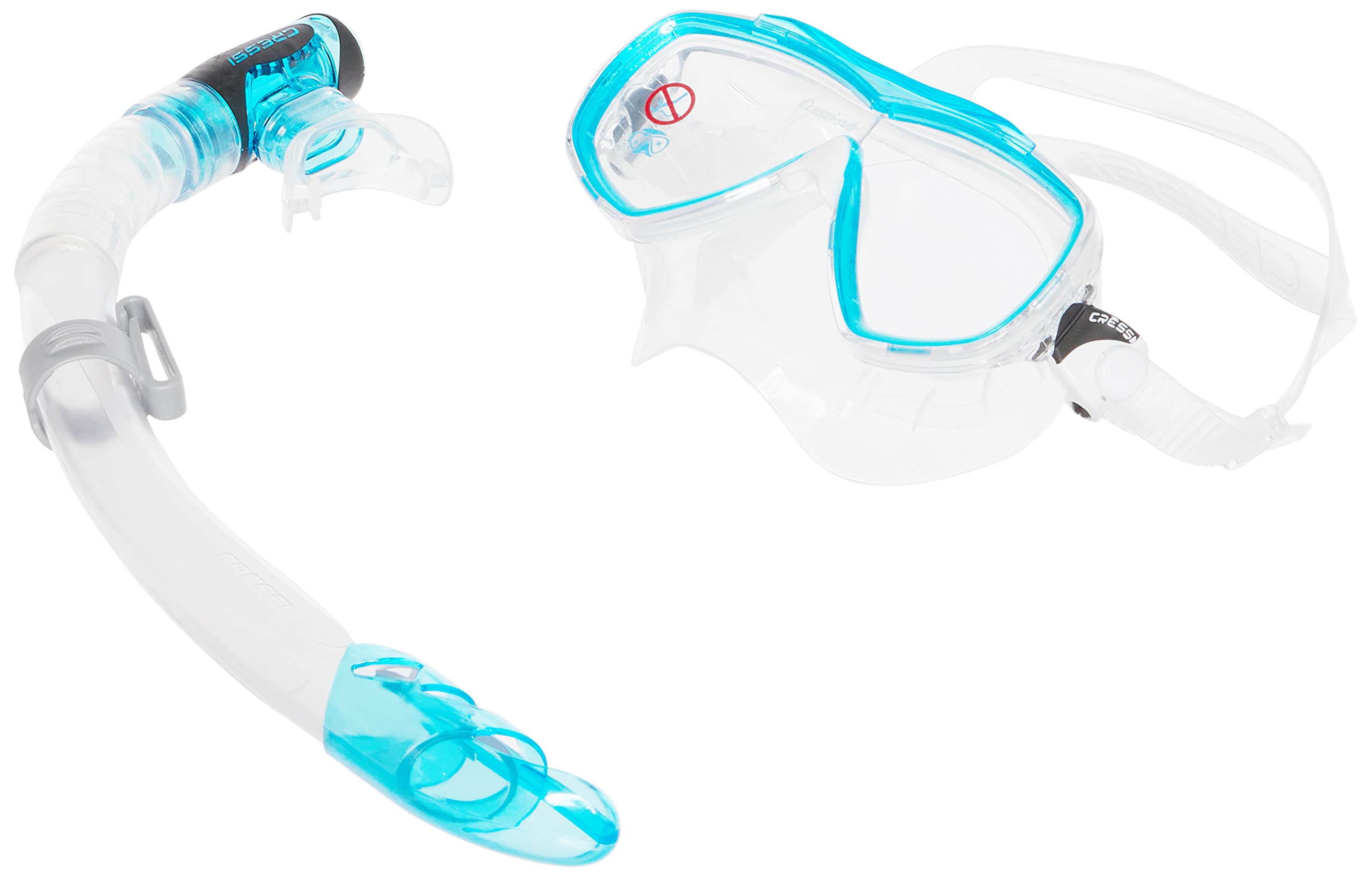 Cressi Estrella - Ga MMA Mask Snorkel Set Aquamarine