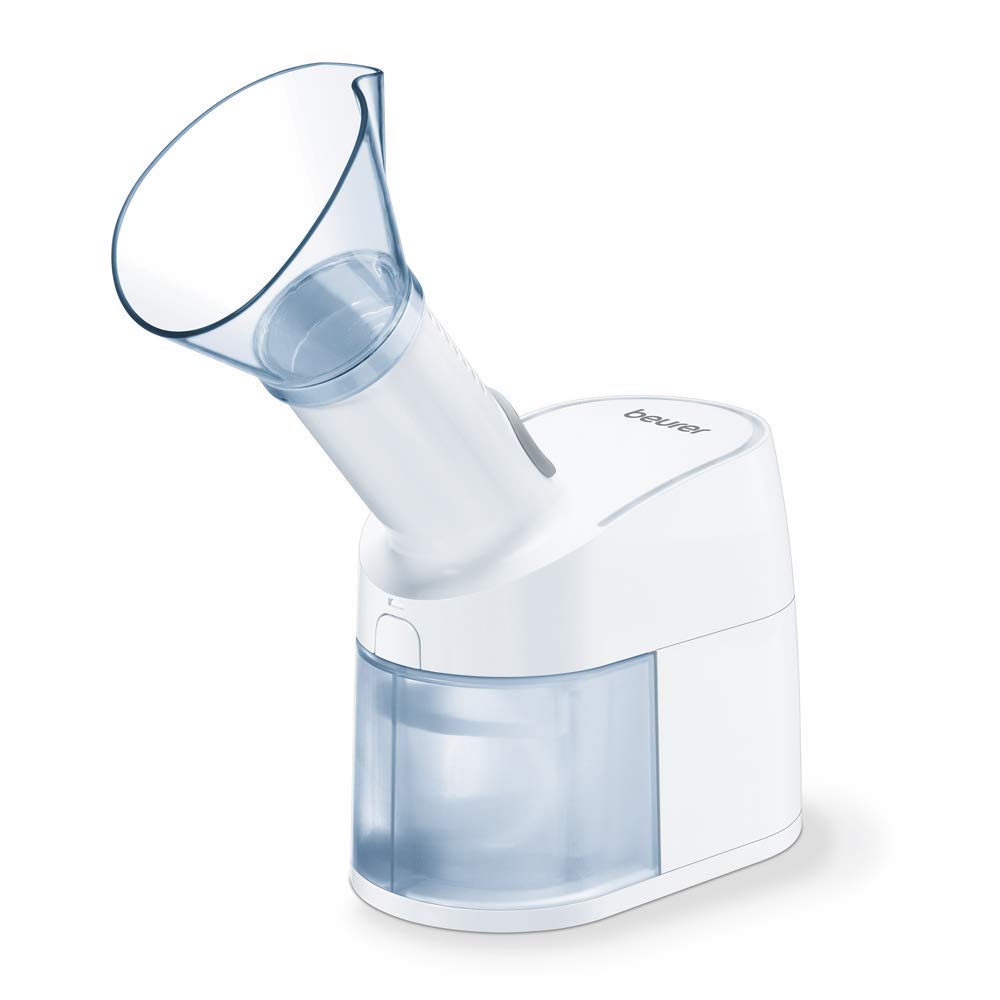 Beurer SI 40 Steam Mist for Mouth, Nose and Throat for Colds, Fluids and Essential Oils, Extra Quiet