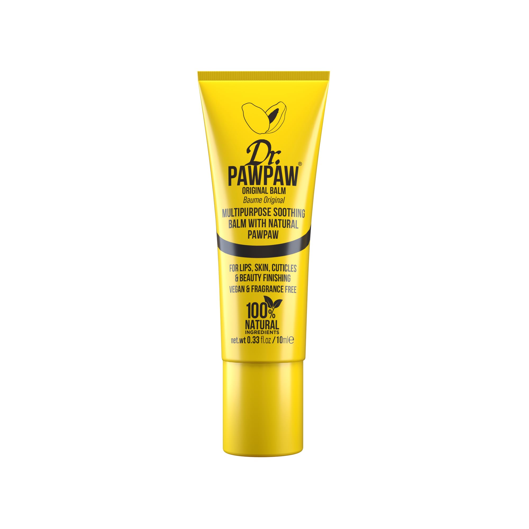 Dr. PawPaw Multipurpose Original Balm - Hydrating Lip Balm with Pawpaw, Aloe Vera and Olive Oil - Lip Moisturizer for Lips, Skin and Hair - 10 ml