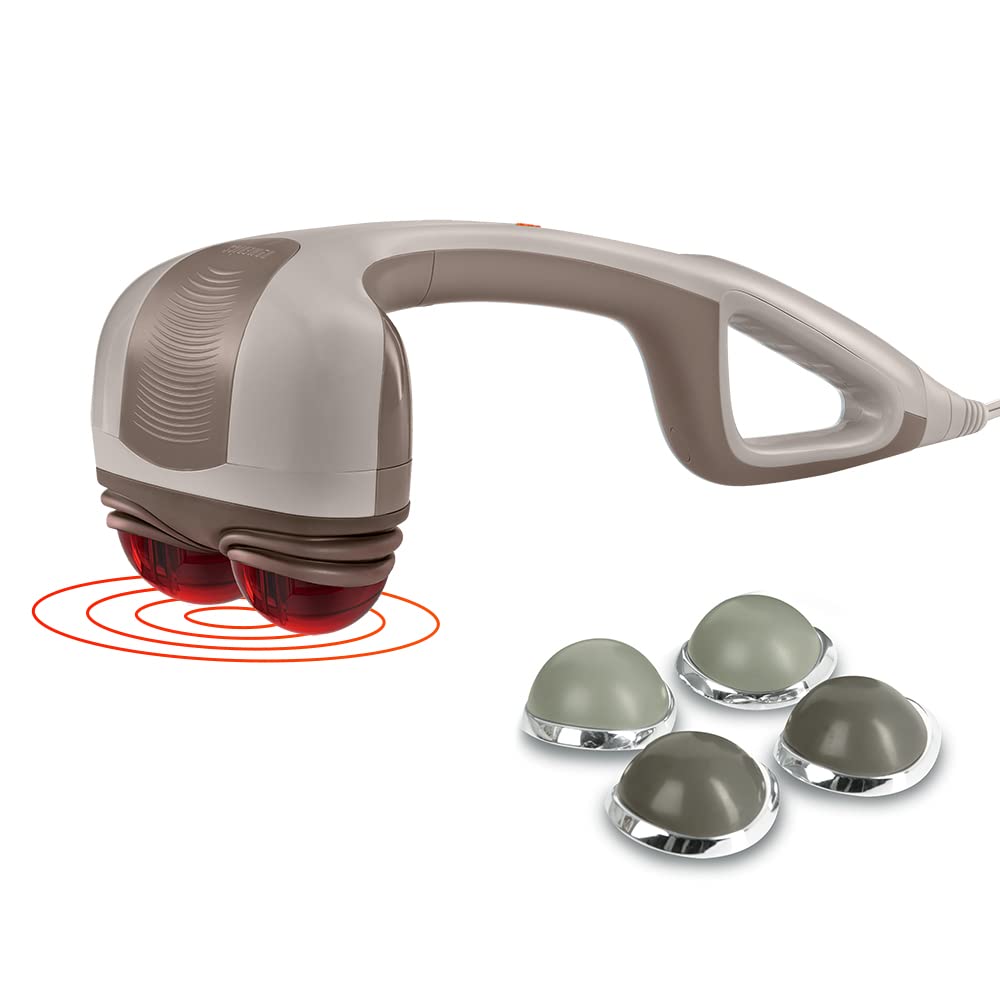 Percussion Massager with Double oscillating Heads up to 3100 impulses per Minute