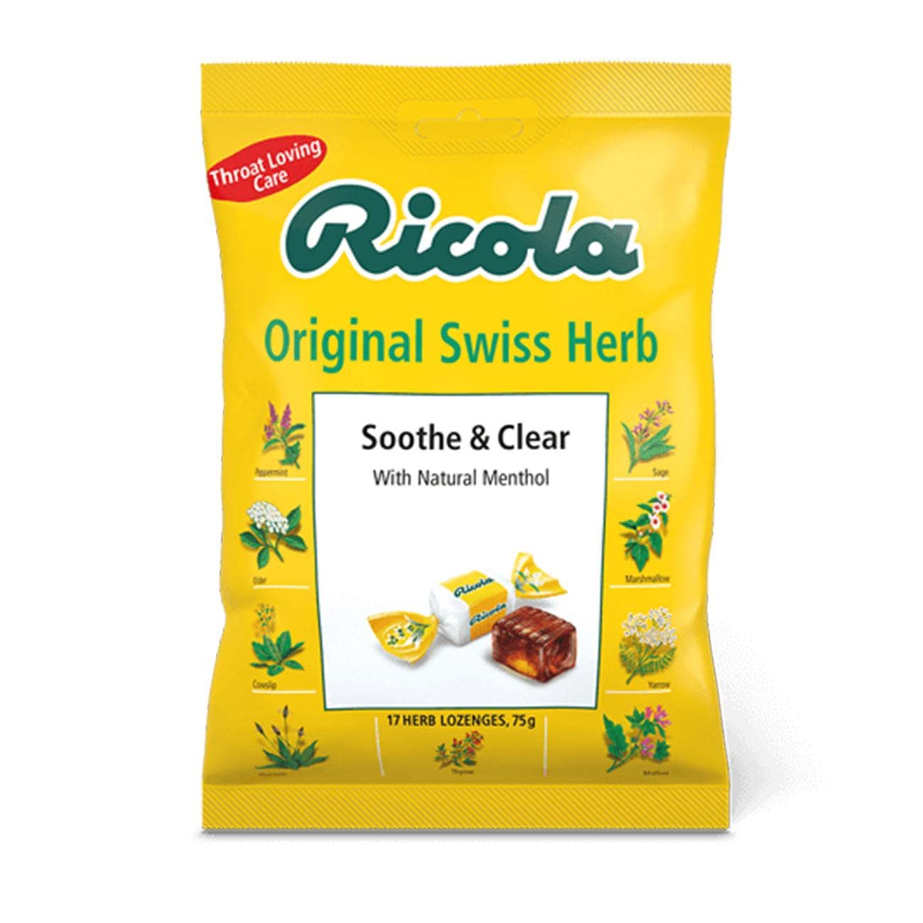 Ricola Original Soothe & Clear Lozenges 70g