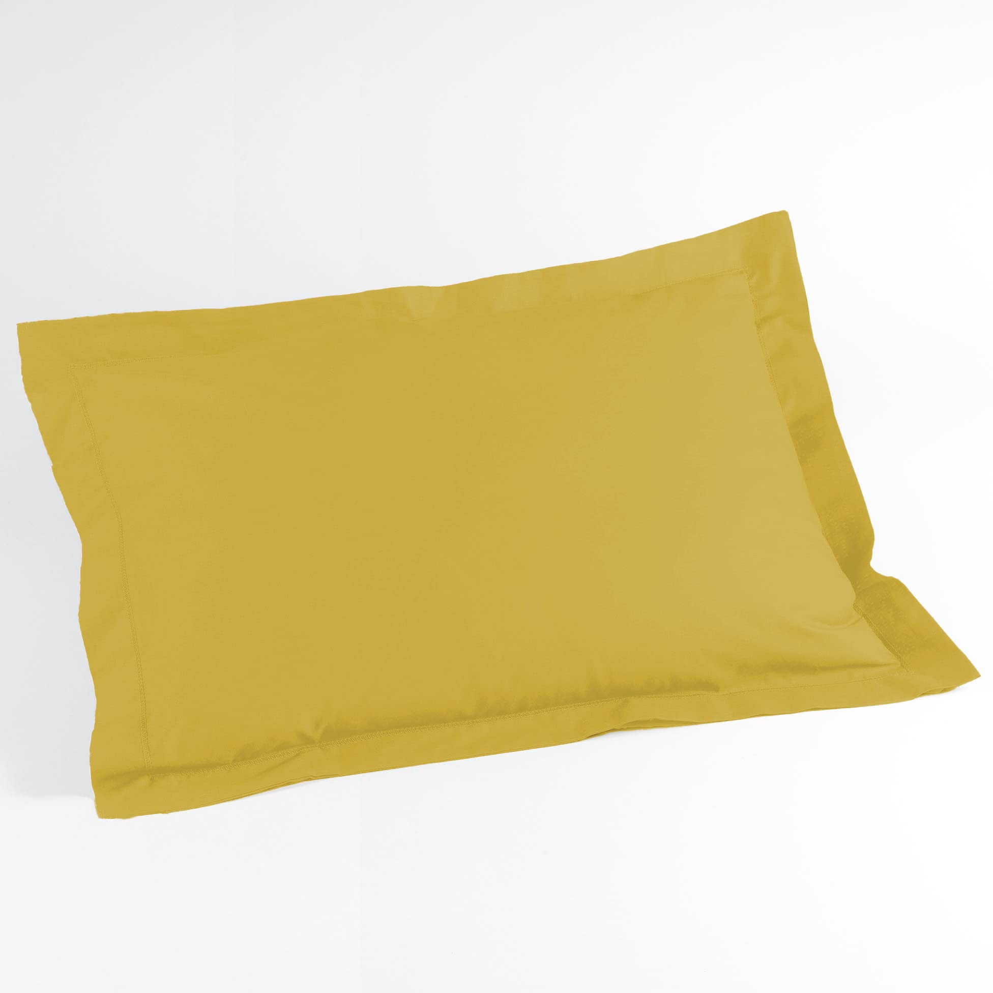 douceur d'intérieur, Pillowcase (50 x 70 cm) Lina Ochre 100% Cotton