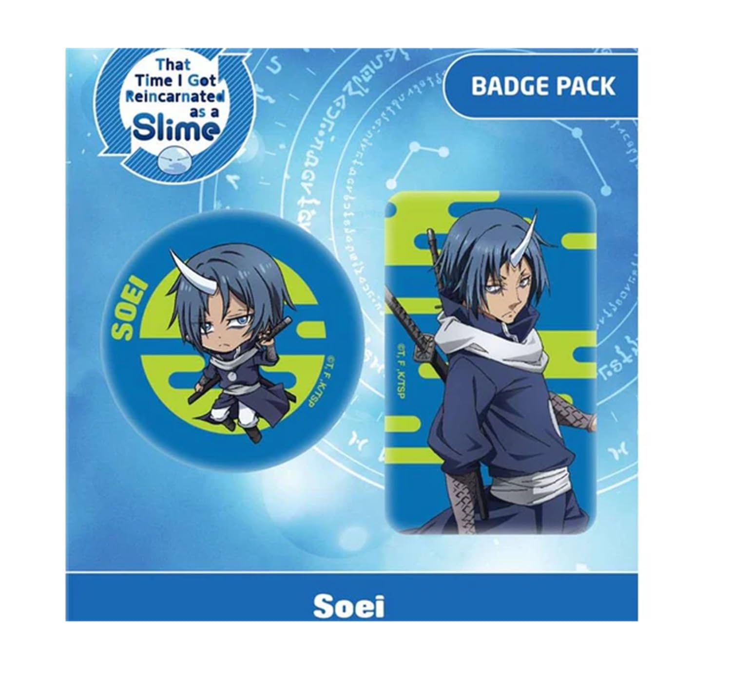 POPBuddies That Time I Got Reincarnated As A Slime Soei Badge Pack