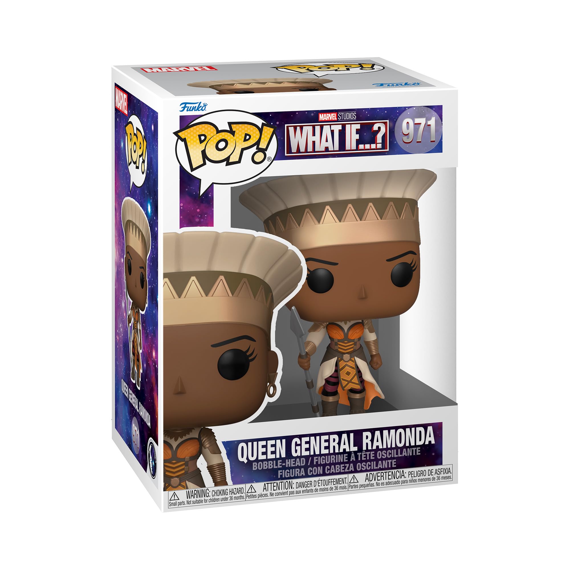 Funko POP! Marvel - What If - the Queen General Ramonda - Marvel What If - Collectable Vinyl Figure - Gift Idea - Official Merchandise - Toys for Kids & Adults - TV Fans - Model Figure for Collectors