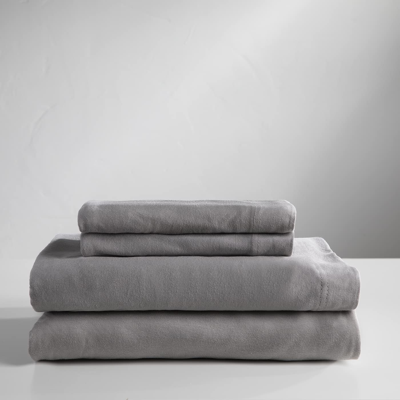 Baltic Linen Sheet Set, Cotton, Grey, California King