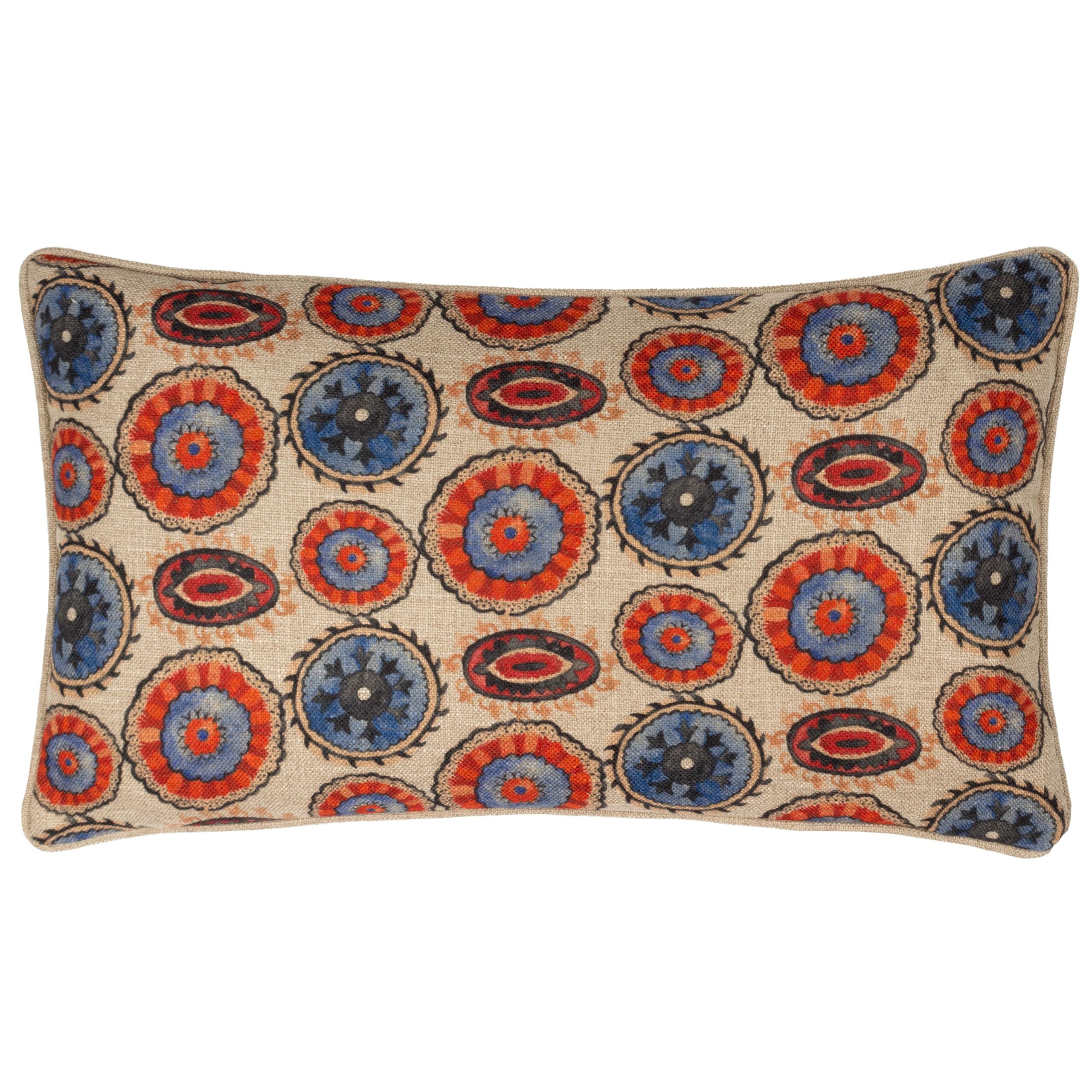 Wylder Tropics Akamba Tribal Paisley Polyester Filled Cushion