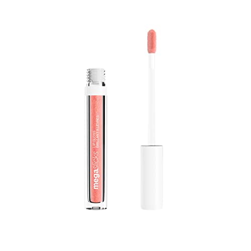 Wet n Wild, Mega Slicks Lip Gloss, Extra-shiny Lip Gloss with Light and Bright Texture for Soft and Full Healthy-looking Lips, Upgraded Formula with Hyaluronic Acid and Vegan Collagen, Cherish