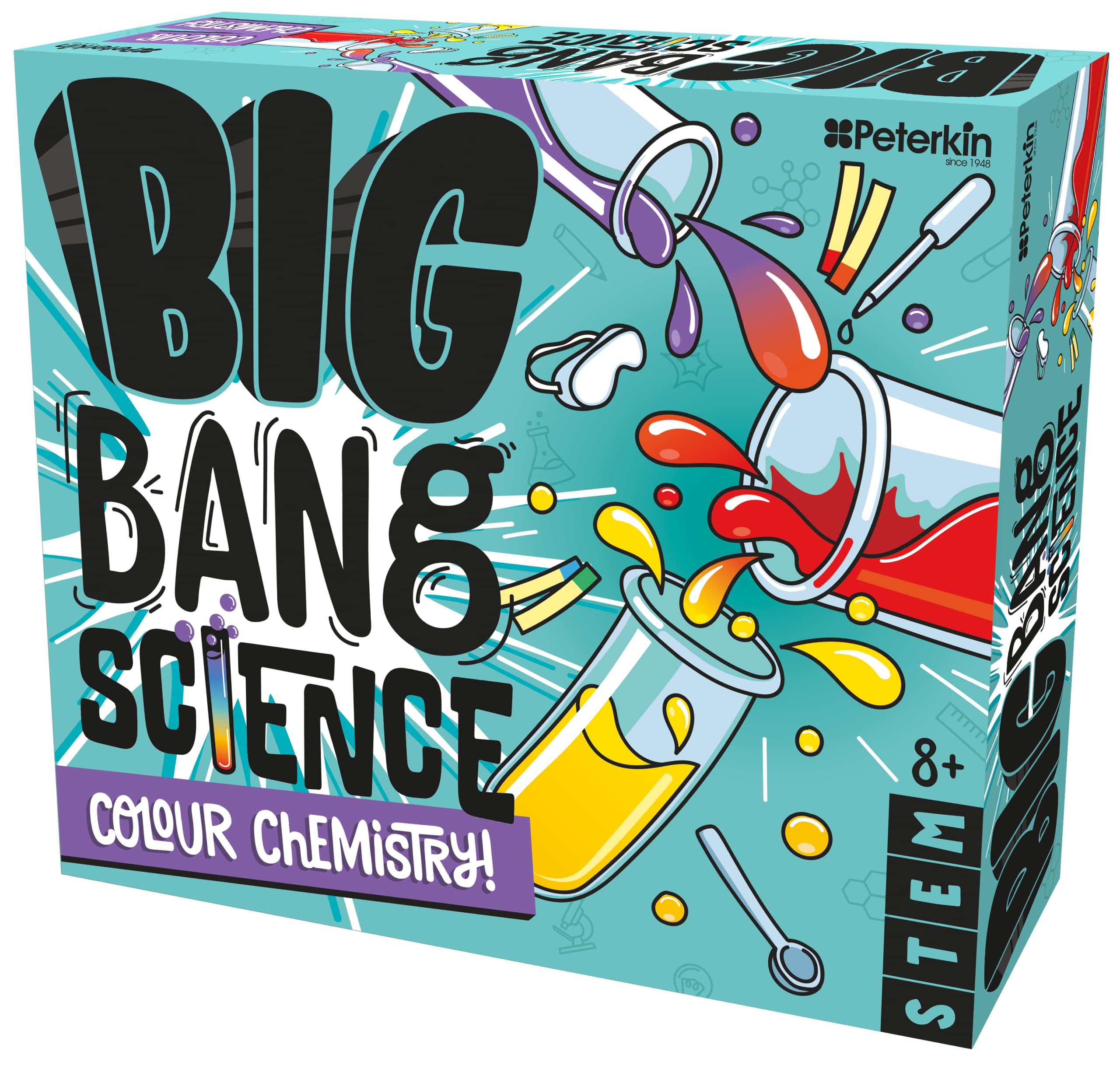 PETERKIN | Big Bang Science - Colour Chemistry Kit | Have lots of fun exploring the world of science! | Craft & Science | STEM Toys | Ages 8+