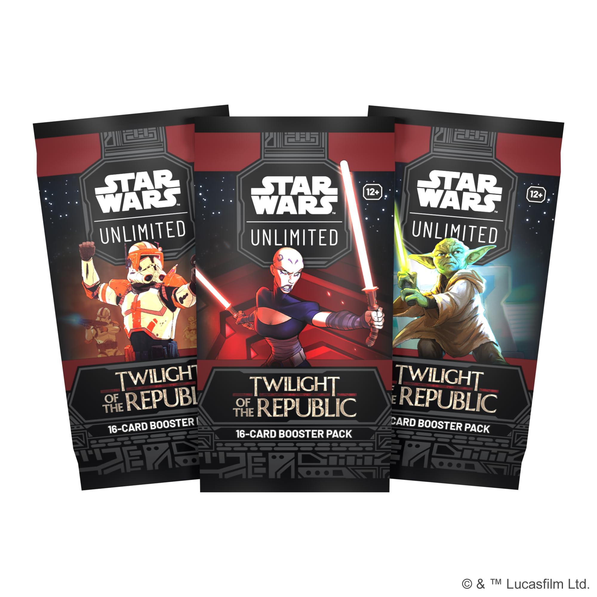 Fantasy Flight Games - Star Wars: Unlimited TCG Twilight of the Republic BOOSTER PACK - Fast-Paced Trading Card Game for Kids and Adults, Ages 12+, 2+ Players, 20 Minute Playtime