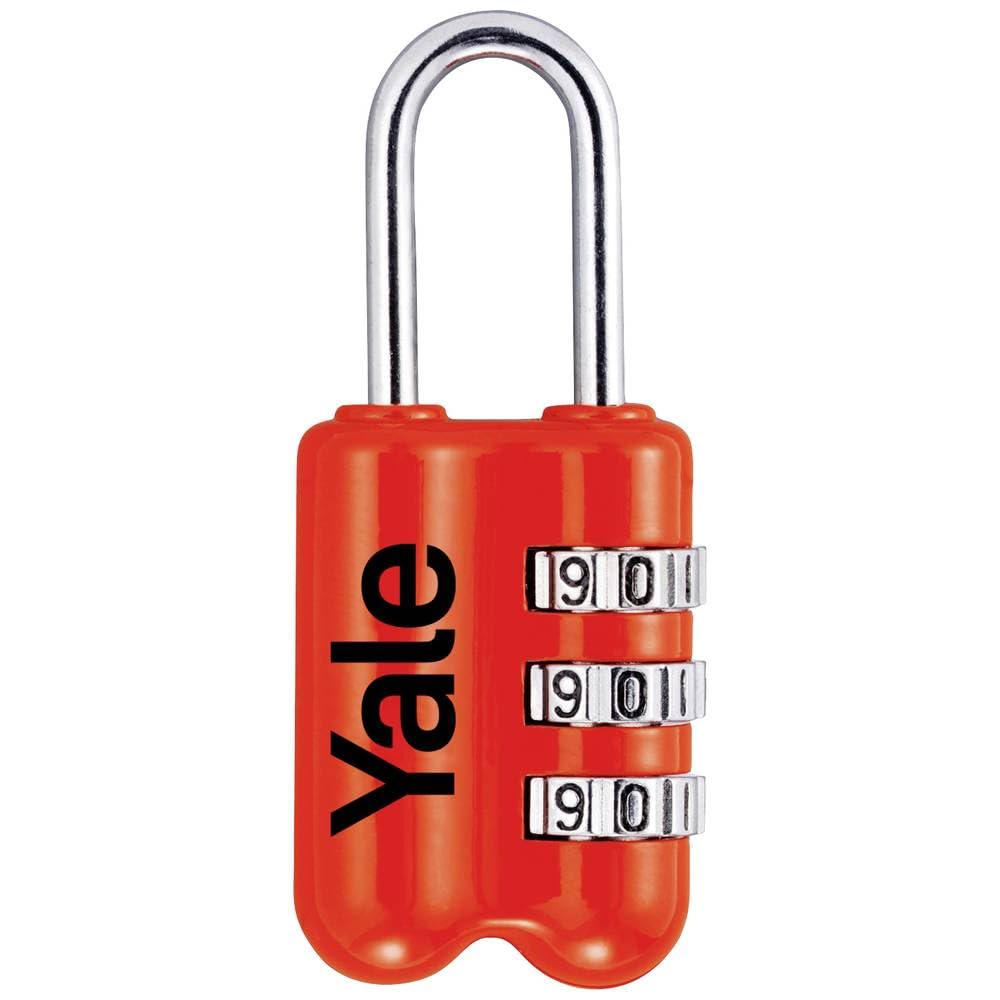 Yale YP2/23/128/1R Combination Swing Lock, Red, 23 mm
