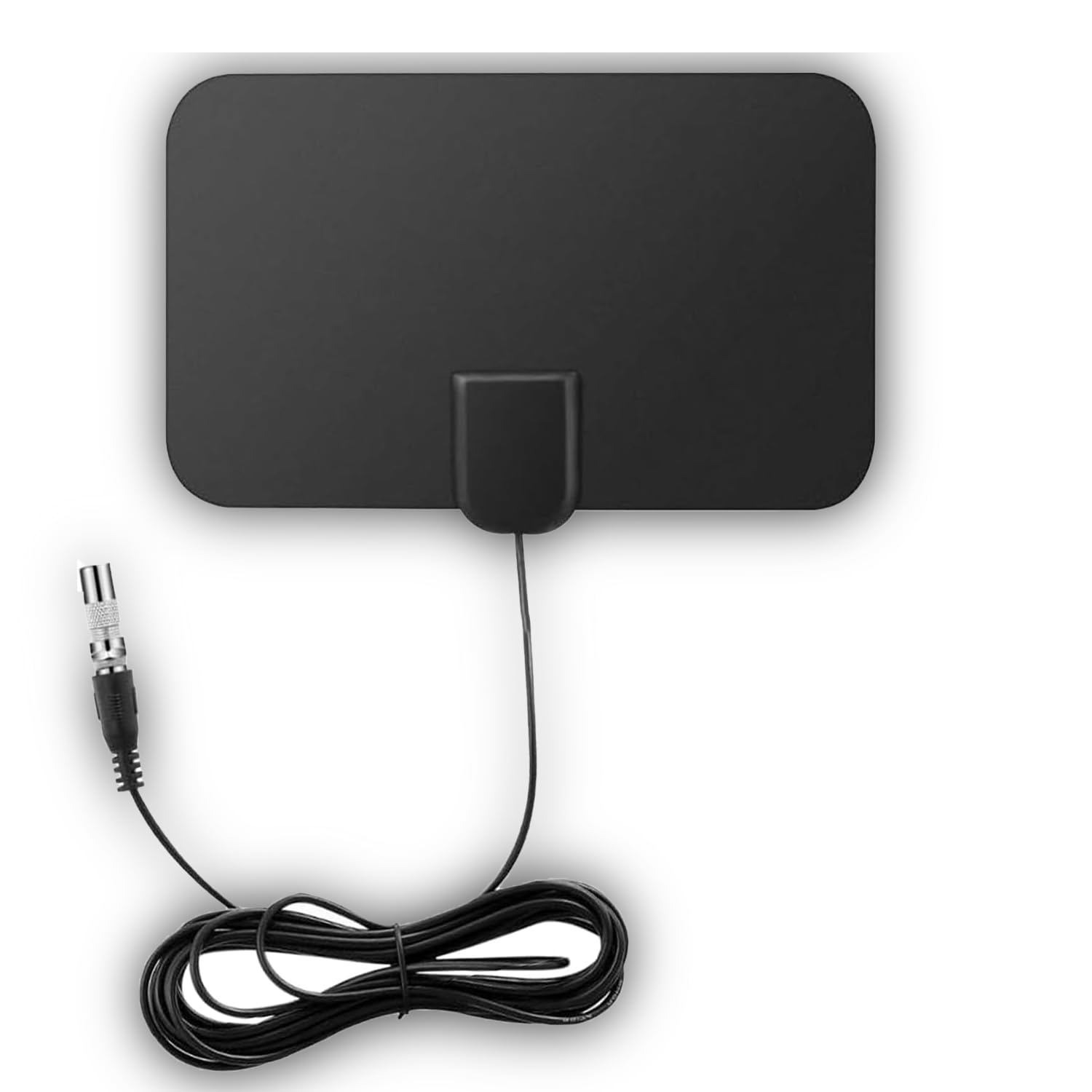 Indoor Digital TV Aerial with Amplified HDTV Signal Booster, 100 Miles Range, Smart TV Antenna for 4K & 1080p Ultra HD Channels, Strong Signal Reception for All TVs