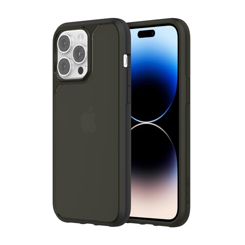 Survivor Clear Case for iPhone 15 Pro – MagSafe Compatible Slim Protective Case with 6ft Drop Protection, Anti-Yellowing Back, Scratch-Resistant Finish – Black