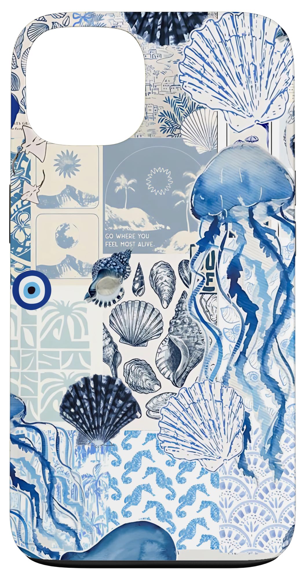 Coastal Granddaughter Aesthetic Preppy Seashell Ocean Case for iPhone 13