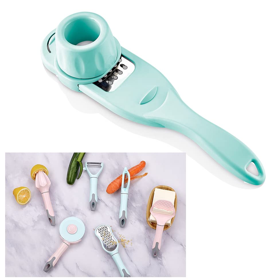 Pretty Pastels BPA Free Luxury Kitchen Tools & Gadgets, Easy Use, Easy Hang & Store (Garlic Presser)