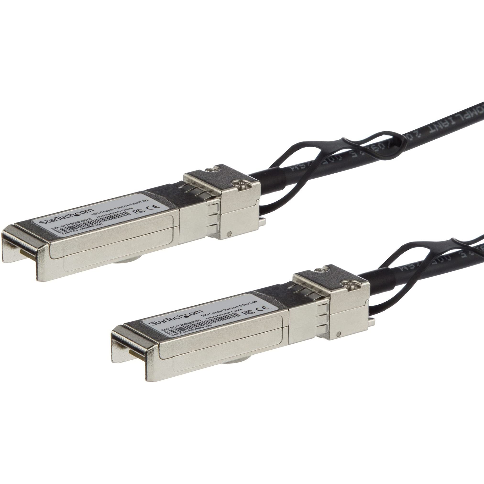 StarTech.com Juniper EX-SFP-10GE-DAC-1M Compatible 1m 10G SFP+ to SFP+ Direct Attach Cable Twinax - 10GbE SFP+ Copper DAC 10 Gbps Low Power Passive Mini GBIC/Transceiver Module DAC (EXSFP10GE1M)