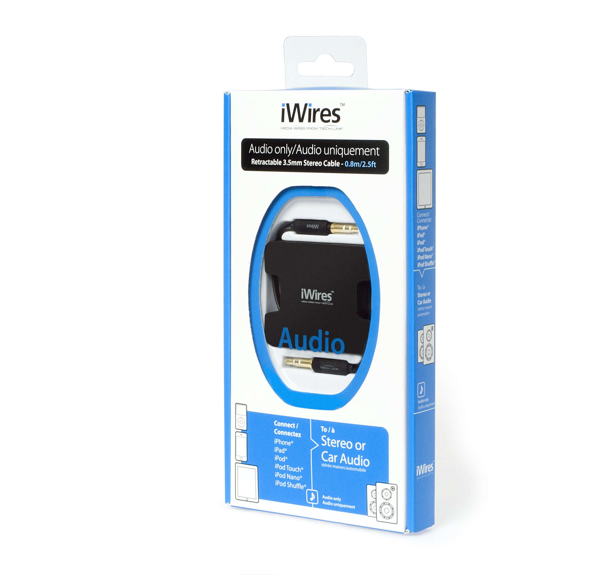 TECHLINK iWires 3.5mm Plug to 3.5mm Retractable Plug