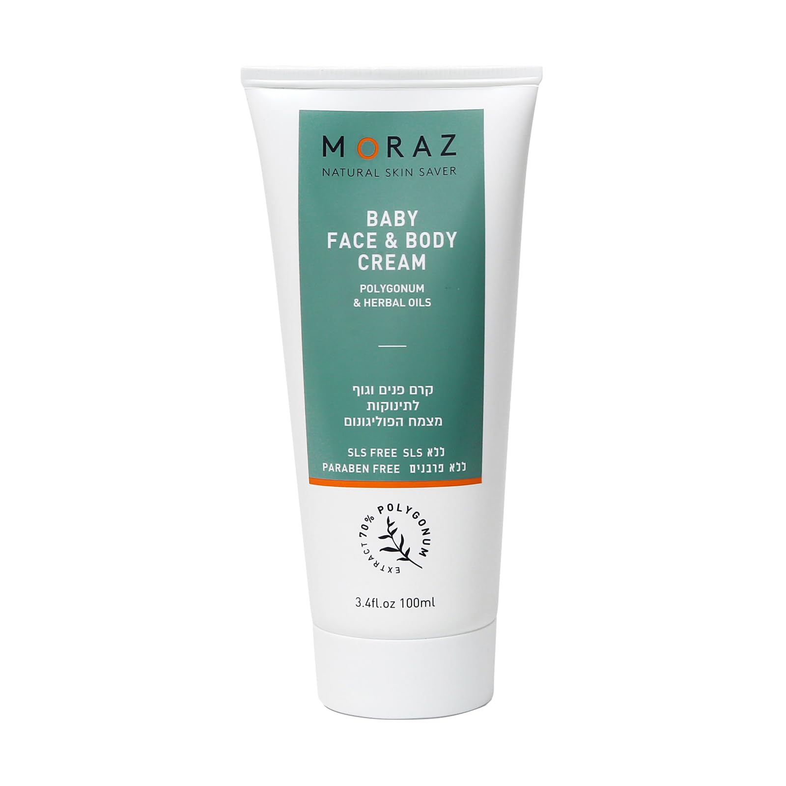 Baby Face and Body Cream by Moraz for Kids - 3.4 oz Cream