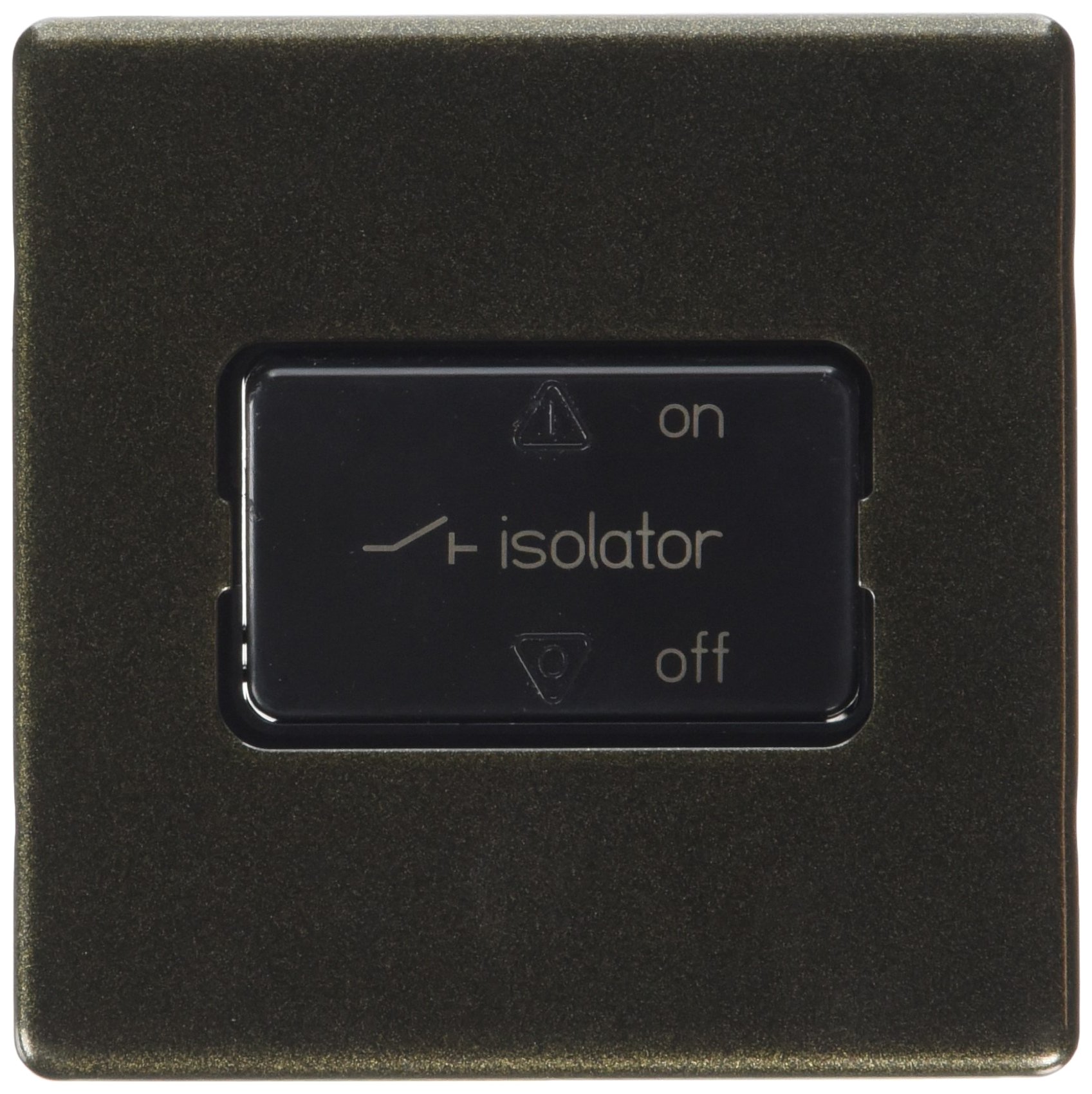 MK Aspect K24859ABSB 3-Pole Fan Isolator - Antique Brass