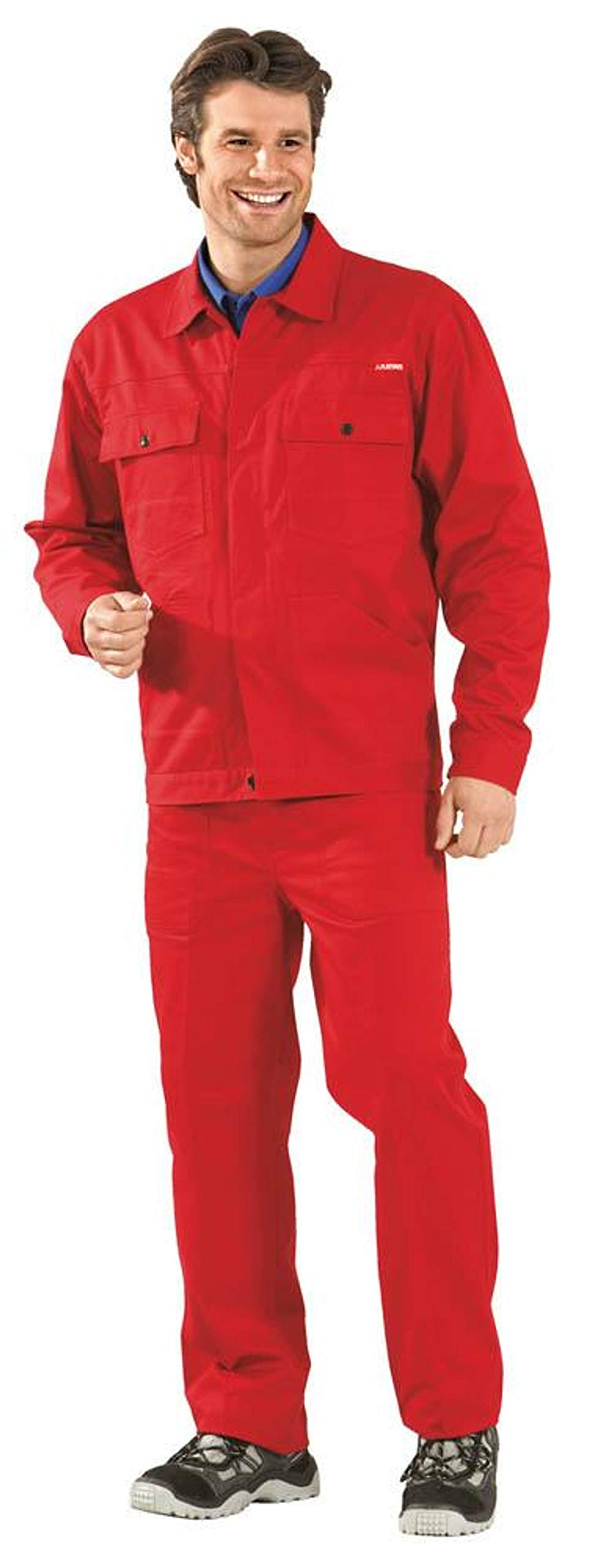 Planam 611025 Size 25 "MG 290" Waisted Jacket - Mid Red