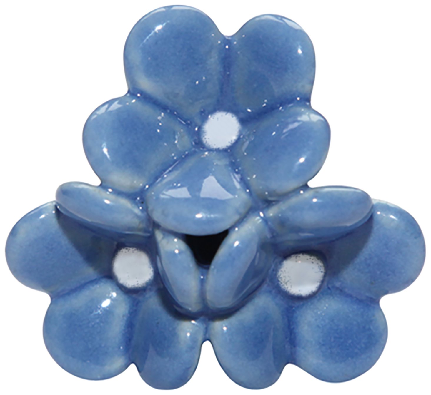 Bombay Duck JLL060X Posy Ceramic Door Knob - Blue (6 units)